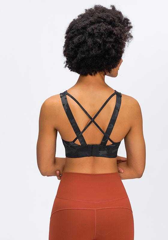 High Support Back Closure Sports Bra