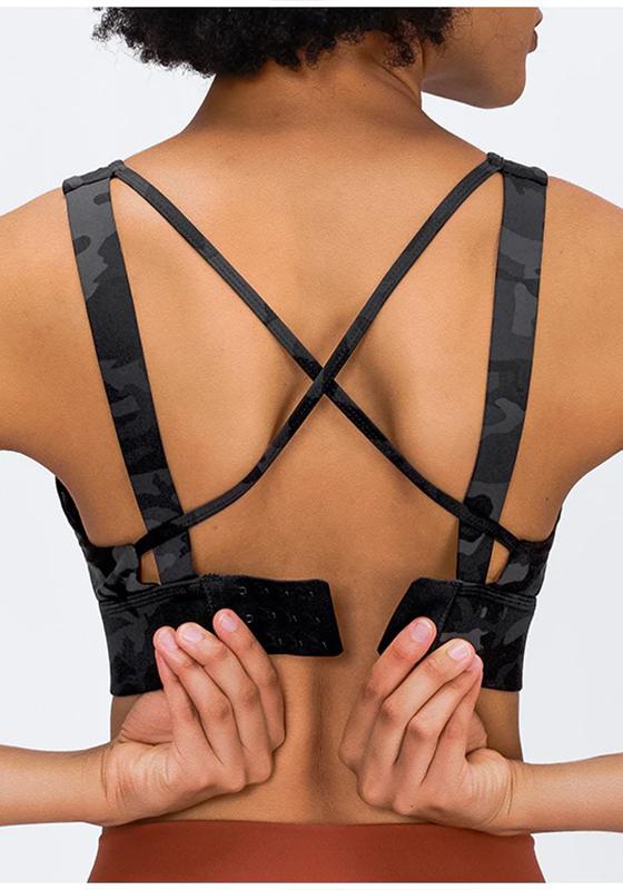 High Support Back Closure Sports Bra