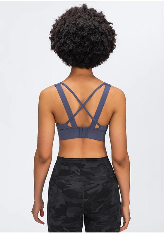 High Support Back Closure Sports Bra