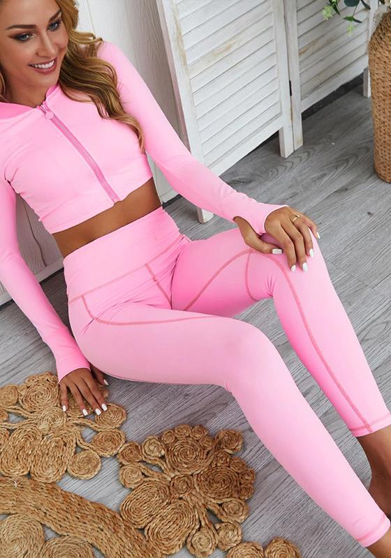 Zipper Top Yoga Set