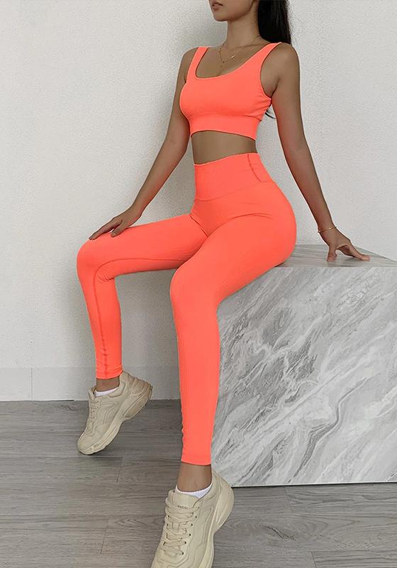 Ribbed Seamless Yoga Set