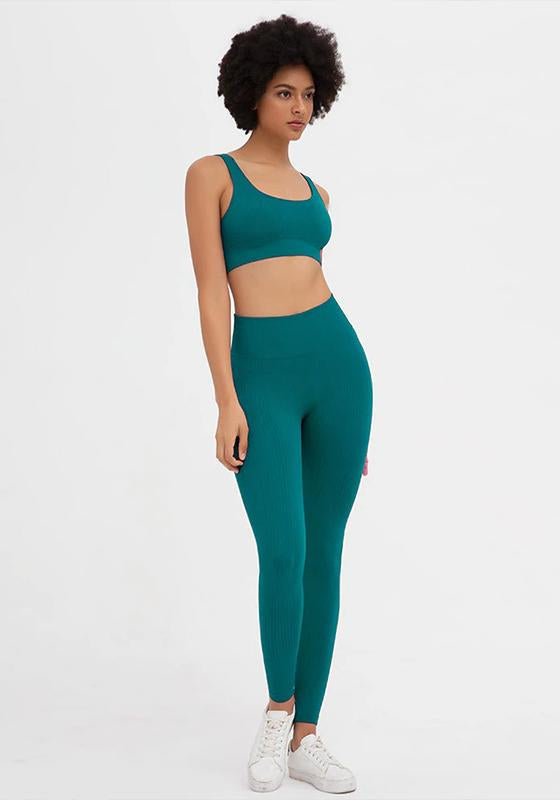 Ribbed Seamless Yoga Set