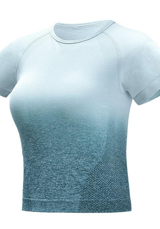 Ombre Seamless Yoga Shirt