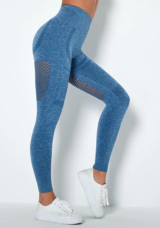 Aqua High Waisted Yoga Pants