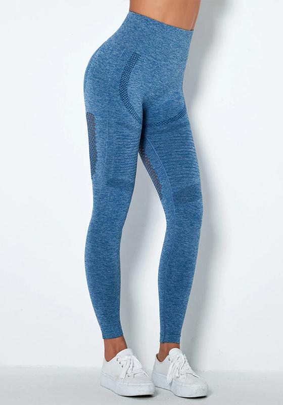 Aqua High Waisted Yoga Pants