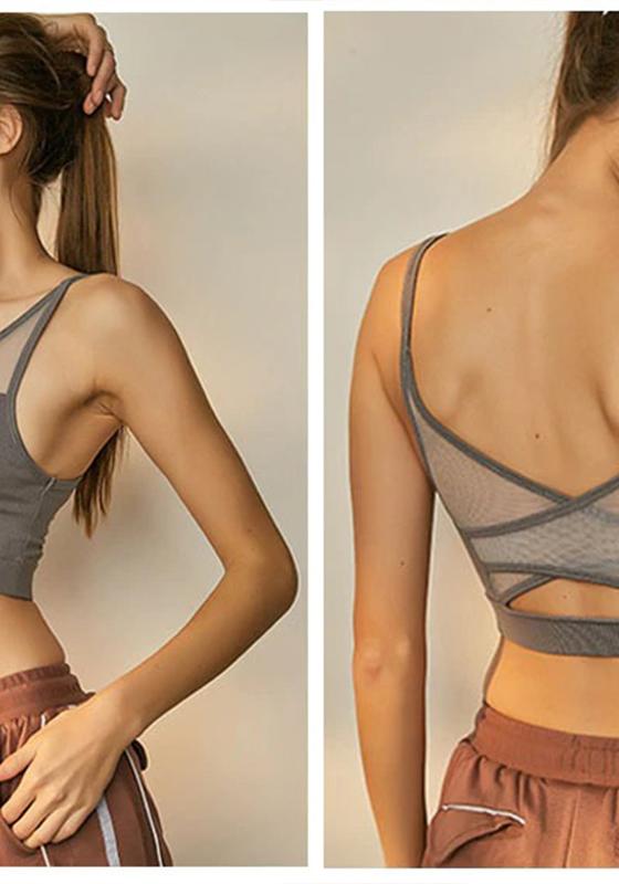 Absque Breathable Mesh Back Sports Bra