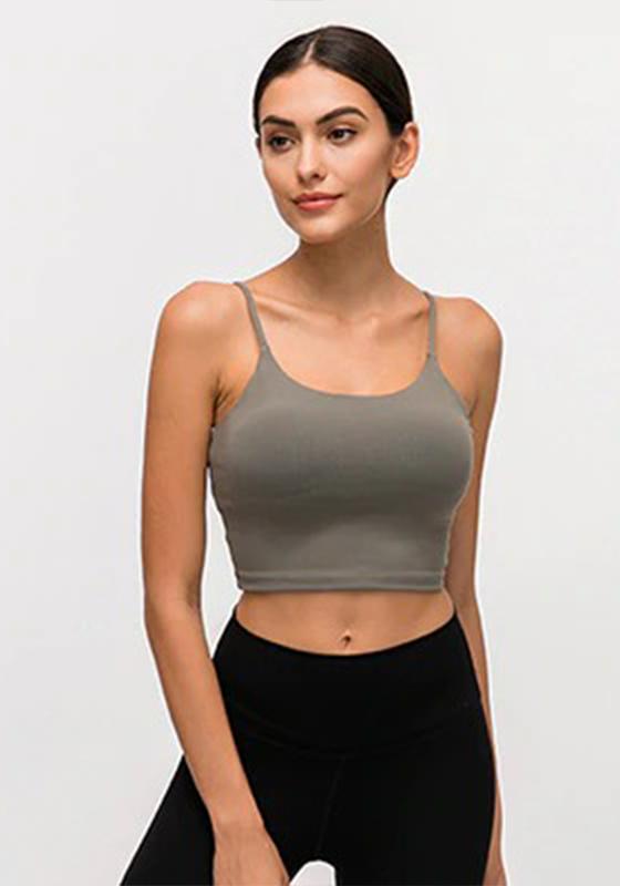 Solid Cami Sports Bra