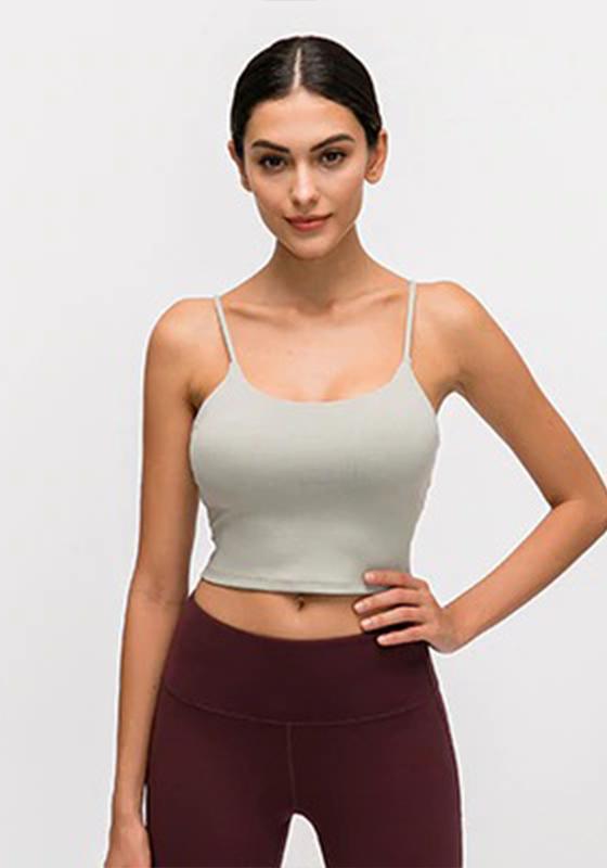 Solid Cami Sports Bra