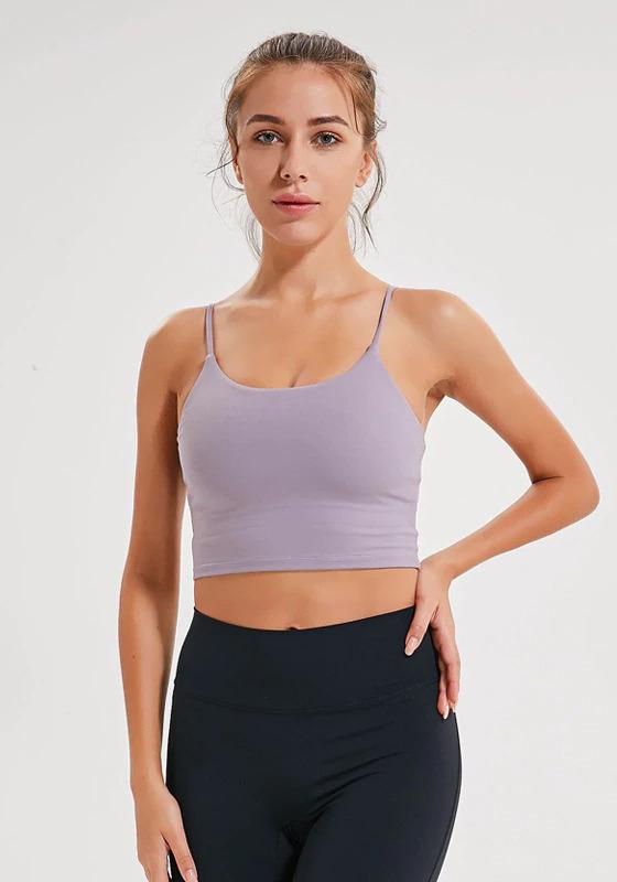 Solid Cami Sports Bra