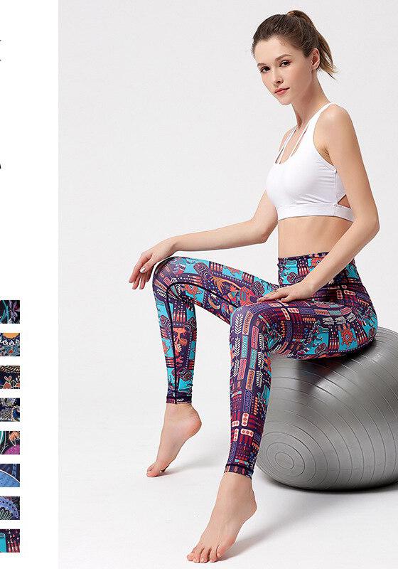 Print High Waist Leggings