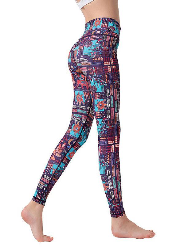 Print High Waist Leggings