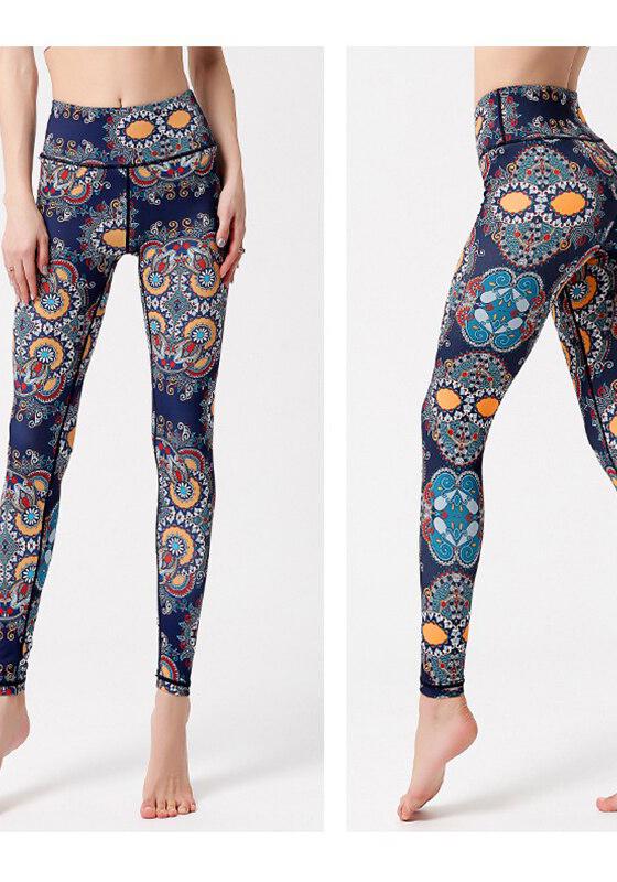 Print High Waist Leggings