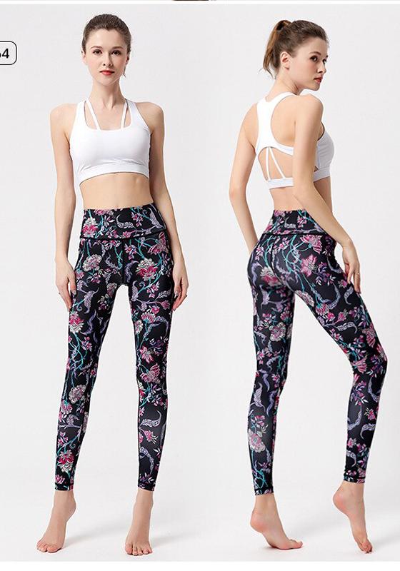 Print High Waist Leggings