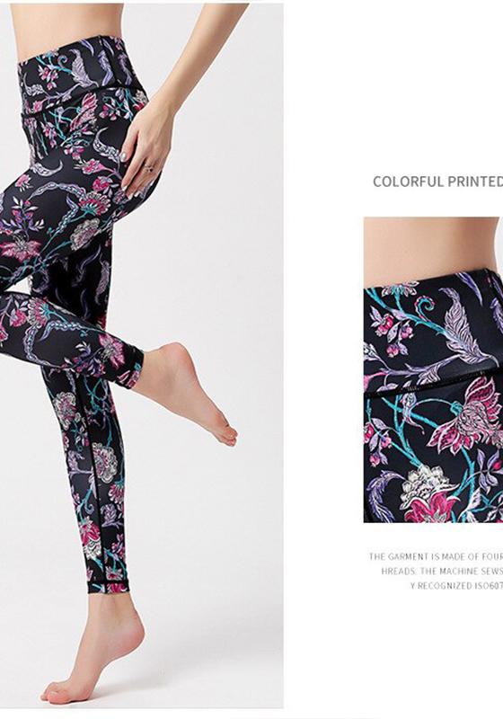 Print High Waist Leggings