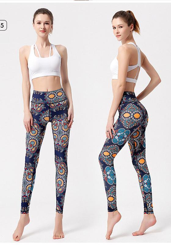 Print High Waist Leggings