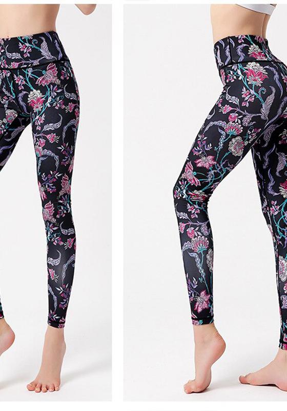 Print High Waist Leggings