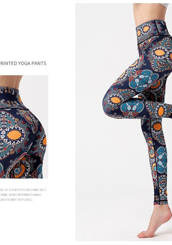 Print High Waist Leggings