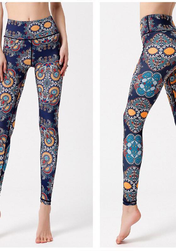 Print High Waist Leggings