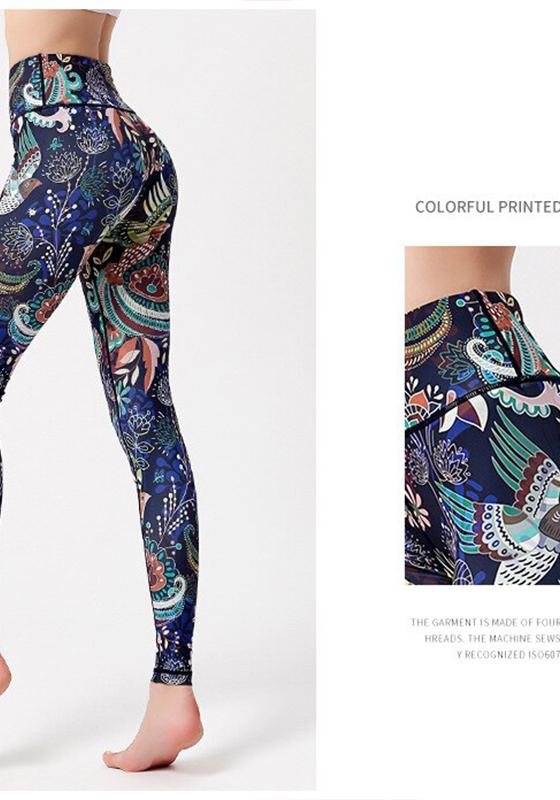 Print High Waist Leggings