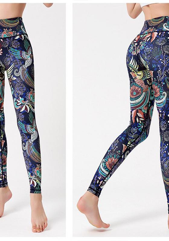 Print High Waist Leggings