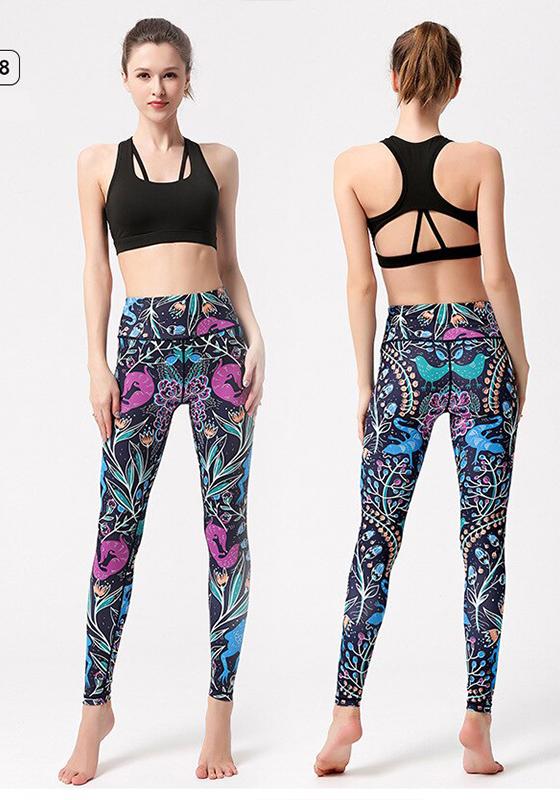 Print High Waist Leggings