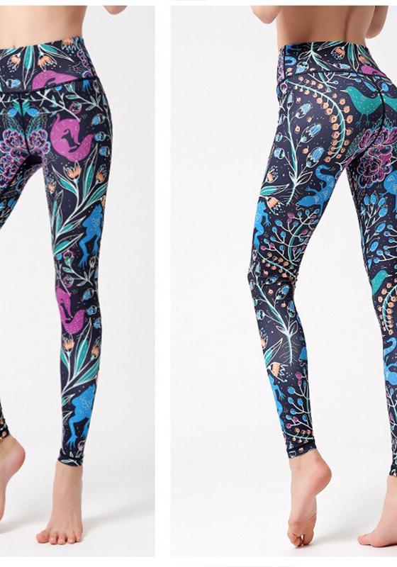 Print High Waist Leggings