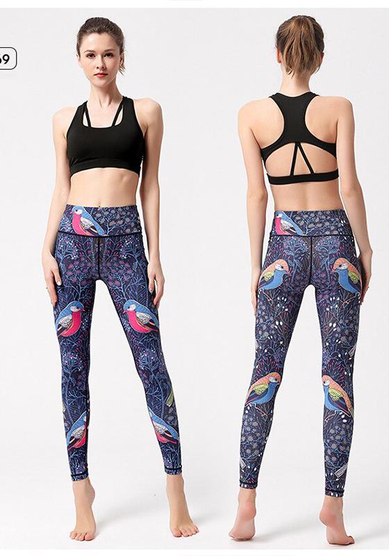 Print High Waist Leggings