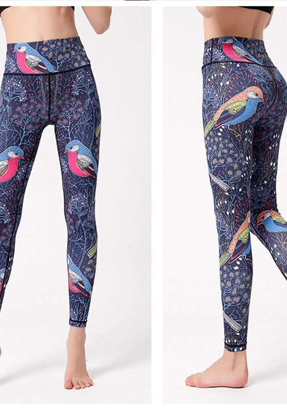 Print High Waist Leggings