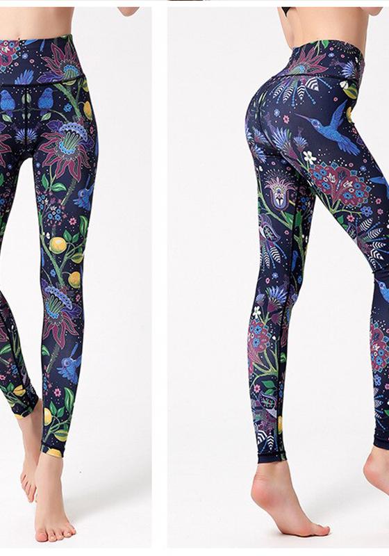 Print High Waist Leggings