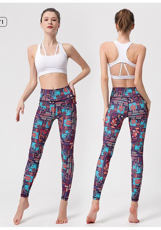 Print High Waist Leggings