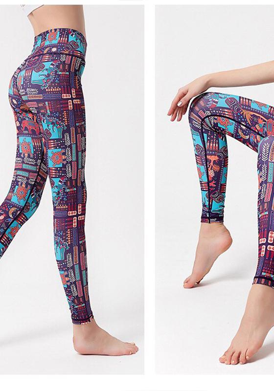 Print High Waist Leggings