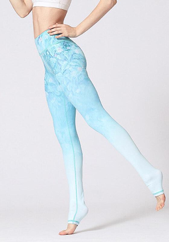 Flower Print Yoga Pants