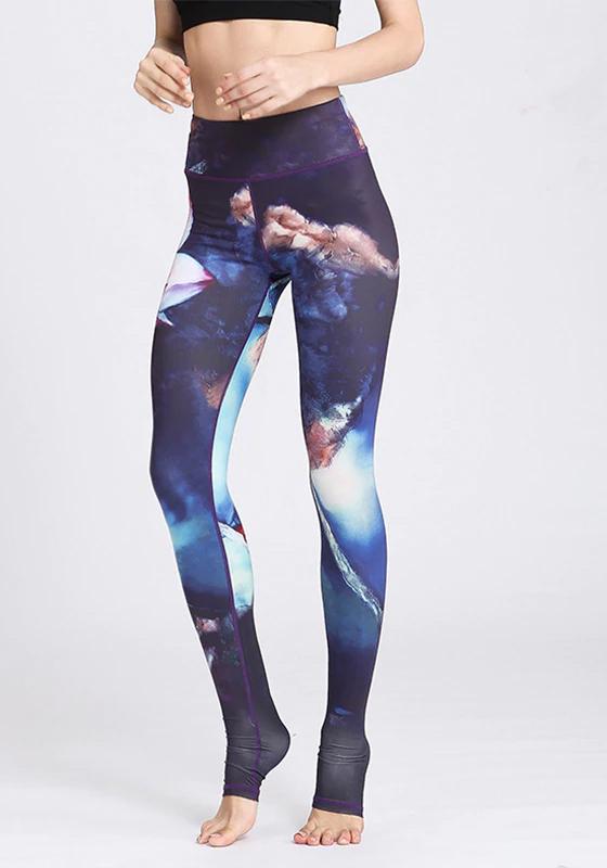 Flower High Waist Yoga Pants