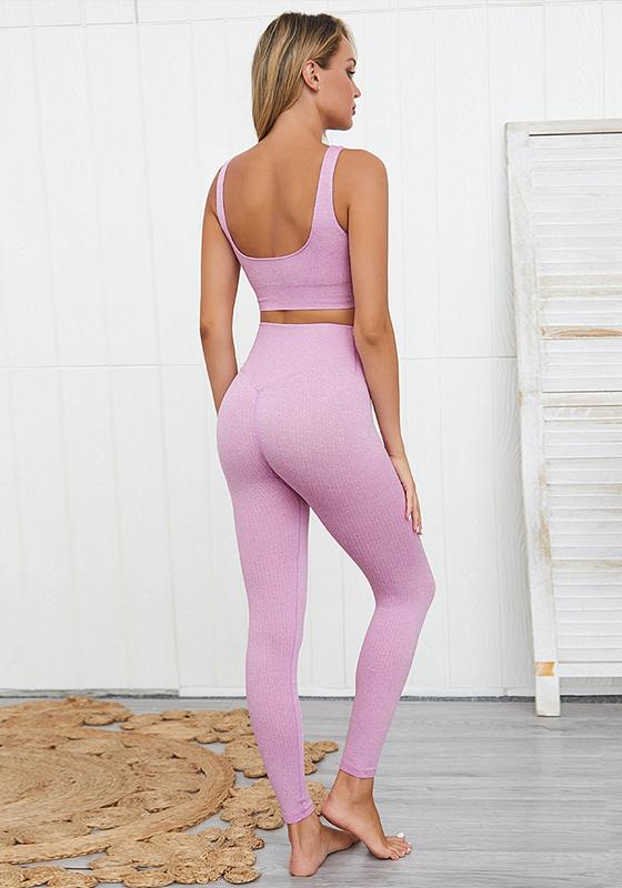 Cado  Ribbed Yoga Set