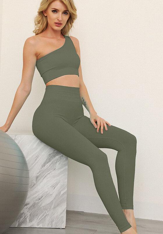 Solid Women Yoga Set