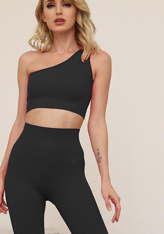 Solid Women Yoga Set