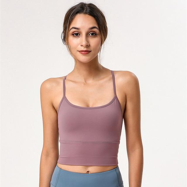 Soft Nylon Crop Top Bra