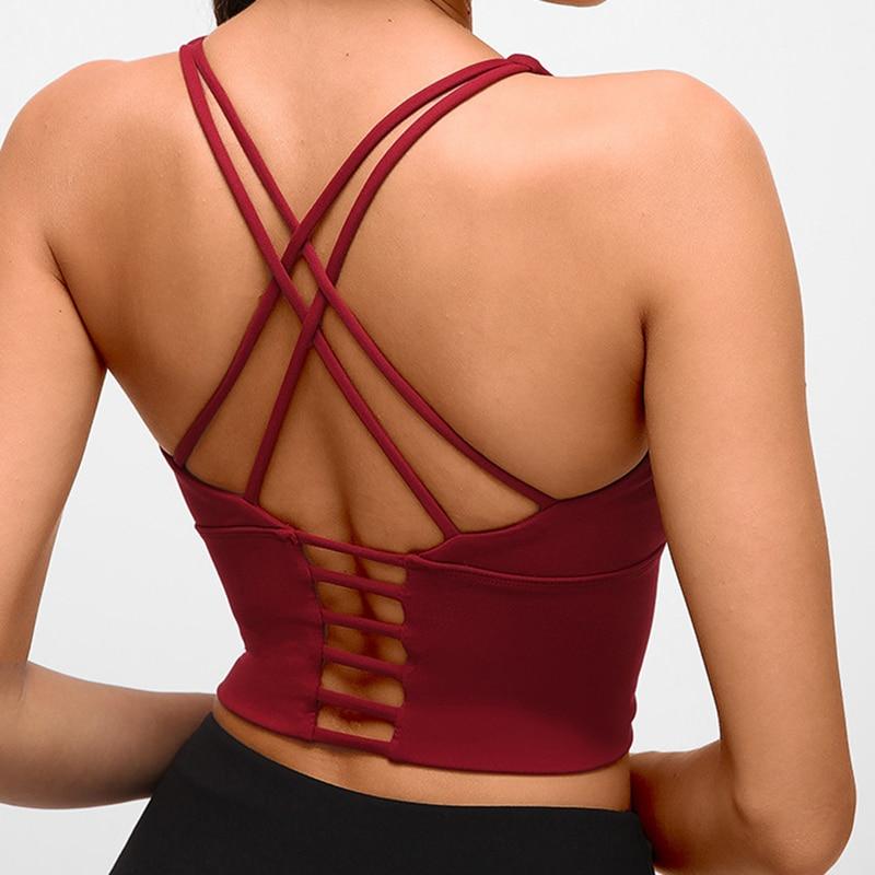 Spaghetti Cross Back Crop Top