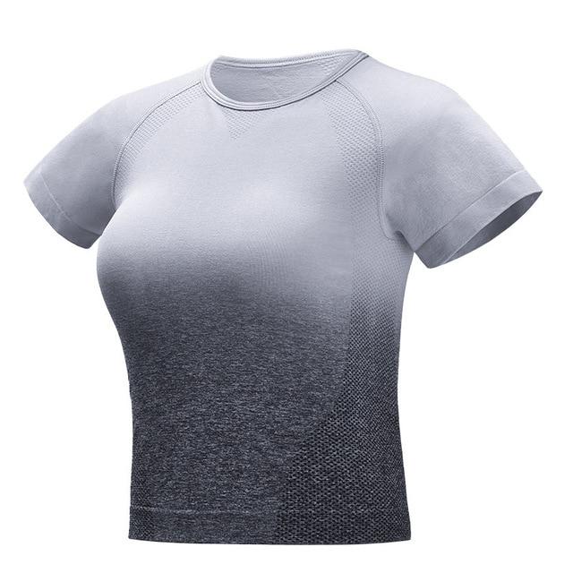 Ombre Seamless Yoga Shirt