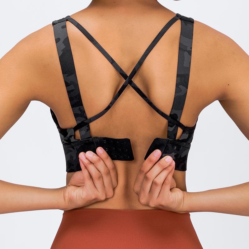 High Support Back Closure Sports Bra