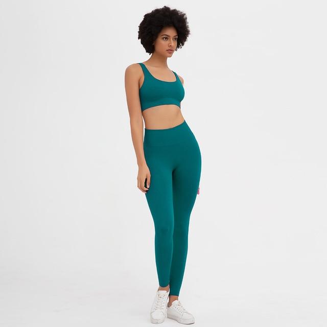 Ribbed Seamless Yoga Set