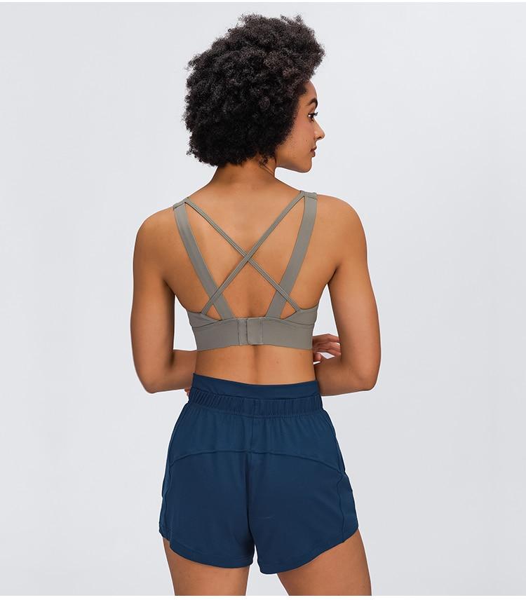 High Support Back Closure Sports Bra